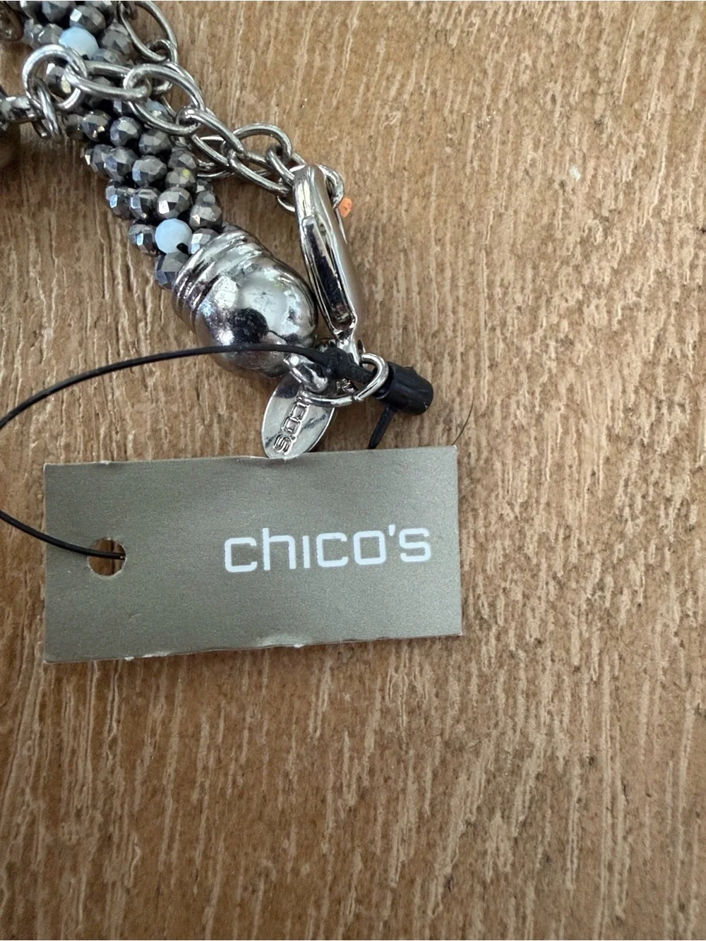Chico's Haylee Bead Pendant Necklace